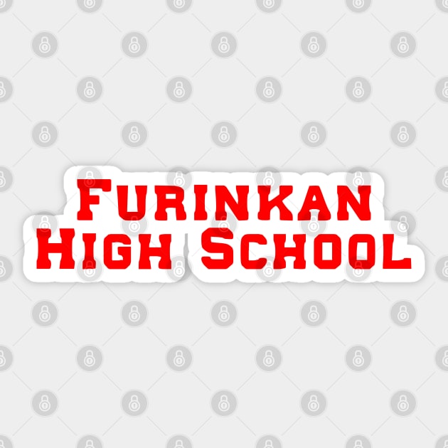 Furinkan High School Sticker by Solenoid Apparel